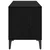 TV ormar Crni hrast 100 x 34,5 x 44,5 cm Obrađeno drvo i čelik