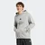 Adidas Muški duks sa kapuljačom bl ft hd, Svetlosivi