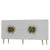 Hanah Home Konzola Nida KB150, 150x75x35 cm, Belo-zlatne boje