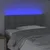 LED uzglavlje svjetlosivo 90x5x78/88 cm od tkanine