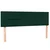 Vidaxl Box spring postelja z vzmetnico temno zelena 160x220 cm žamet