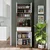 Hanah Home 2738 višenamenski ormarić s policama 60 × 180 × 42 cm, atlantski bor/bela