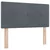 LED Box Spring Krevet Tamno siva 120 x 190 cm Baršun