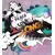Tapeta zeleno graffiti oko - 245x270