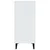 Vidaxl Komoda bela 90x34x80 cm konstruiran les