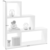 Xora PREDELNA STENA 123,9/123,9/29 cm bela