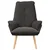 fotelja Tamno siva 69 x 74 x 93 cm Sherpa Tkanina