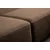 Atelier del Sofa Ugaona garnitura na razvlačenje S-Loft Right, 206 x 290 x 90 cm, Braon