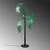 Opviq Podna lampa Palm 13920, 71 x 71 x 157 cm, 5 x E14, 250 cm Kabl,, Crna