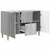 Kreveta Siva sonoma 89 x 34,5 x 60 cm Konstruirano drvo
