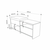 HANAH HOME Cipelarnik Filux Bench Anthracite