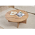 Hanah Home Klub sto Soleil, 90x40x90 cm, Braon