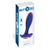 ToyJoy The Brave Vibrating Anal Plug Blue Metallic