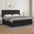 Vidaxl Box spring postelja z vzmetnico črna 200x200 cm umetno usnje