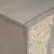 TV ormar s policom Siva 105 x 33 x 46 cm Čvrsto drvo manga