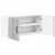 Ormar za Zid LUCCA Siva sonoma 80 x 31 x 40 cm