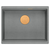 granitni umivalnik Logan 100 Grey Metallic