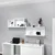 Hanah Home Zidna polica Akser, 180x80.4x19.6 cm, Bela