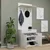 Hanah Home Cipelarnik sa čivilukom Prt-521-Bb-1, 73x36x187 cm, Beli