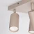 Brilagi - LED RGBW prigušiva spot svetiljka SELE SQUARE 4xGU10/6,5W/230V bež