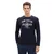 TOM TAILOR Majica  temno modra / bela