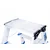 Aluminijasta dvostranska lestev 4-stopniška 150kg 82131