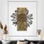 Rama de Oro -2 GreenBlack Decorative Wooden Wall Accessory