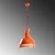 Opviq Luster Saglam 3762, 90cm, O30 cm, E27, Narandžasti