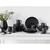 Creatable Kombinirani Servis Lava Stone Black, 24-Delni