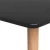 Barska miza črna 120x60x96 cm