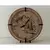 Li-Go 23697/DUB/BAT2 - LED prigušiva sat sa senzorom LED/1xAA, prečnika 32 cm, hrast
