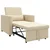 Sofa na razvlačenje Singl Krema 90 x 165 x 87 cm tkanina