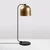 Opviq Stona lampa Epika-12246-US, 17x22x60 cm, IP20, Crno-zlatne boje