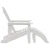 Adirondack stolica Bijelo 82 x 74 x 92 cm HDPE