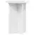 Stalak za biljke 2 pcs Bijela visokog sjaja O29,5 x 40 cm