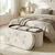 Songmics Shranjevalna klop 38x110x38 cm bela