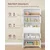 Songmics Kopalniški omarica BBC563W01 30x60x170 cm Oblačno bela