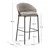 Rjavo-bež barski stol (višina sedeža 77 cm) Eamy – Kave Home