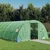 Staklenik s čeličnim okvirom zeleni 72 m2 18 x 4 x 2 m