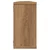 Kockaste zidne police 4 kom boja hrasta 100x15x30 cm drvene