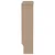 Pokrivač radijatora 2 pcs Hrast sonoma 205 x 20,5 x 81,5 cm