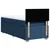 Vidaxl Box spring postelja z vzmetnico modra 100x200 cm blago