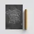 Wallity Poster Map-2058, 29,7x42 cm