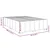 Vidaxl Posteljni okvir brez vzmetnice temno siv 160x200 cm blago