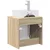 Umivaonik s policom Hrast sonoma 49,5 x 41 x 62,5 cm