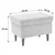 MID.YOU TABURE, tekstil mocha rjava