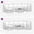 Set vanjskih sofa 8 pcs Bijela i bež 59 x 59 x 37 cm Poliester