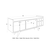 Hanah Home TV Komoda Maribor, 150x40x62 cm, Antracit-Hrast
