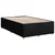 Vidaxl Box spring postelja z vzmetnico črna 120x190 cm blago