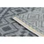 eoshop Preproga Strukturna SOLE D3852 Boho, diamantov - ravnega tkalstva siva ( - Velikost: 80x250 cm)